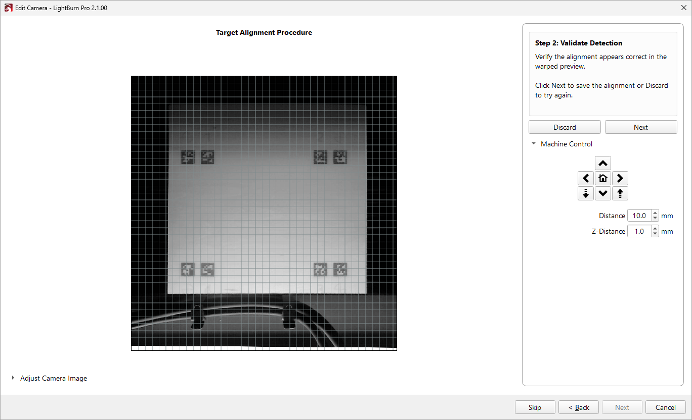 Camera Alignment - LightBurn User Guide
