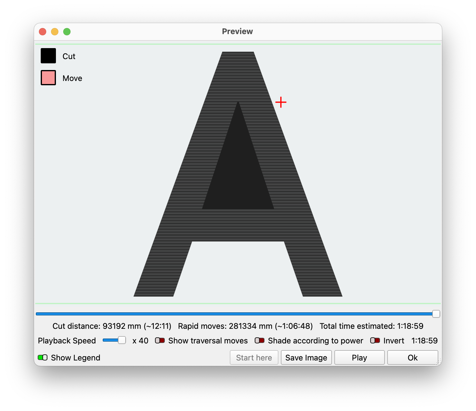 Double-Engraved Areas