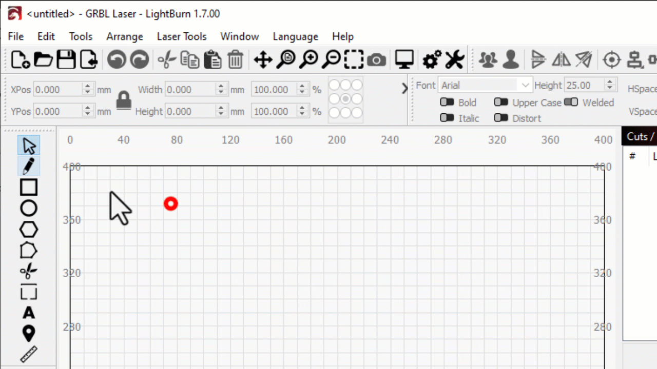 Undocking and re-docking the Creation Toolbar