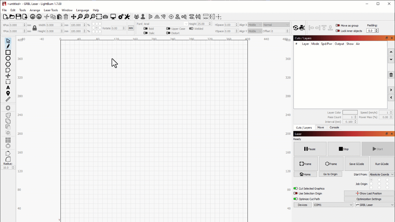 Enabling the Art Library in the Window Menu