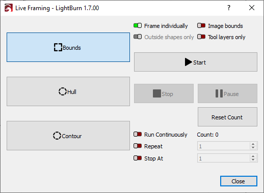 Image Mode - LightBurn Software Documentation