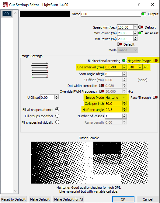 Image Mode - LightBurn Software Documentation