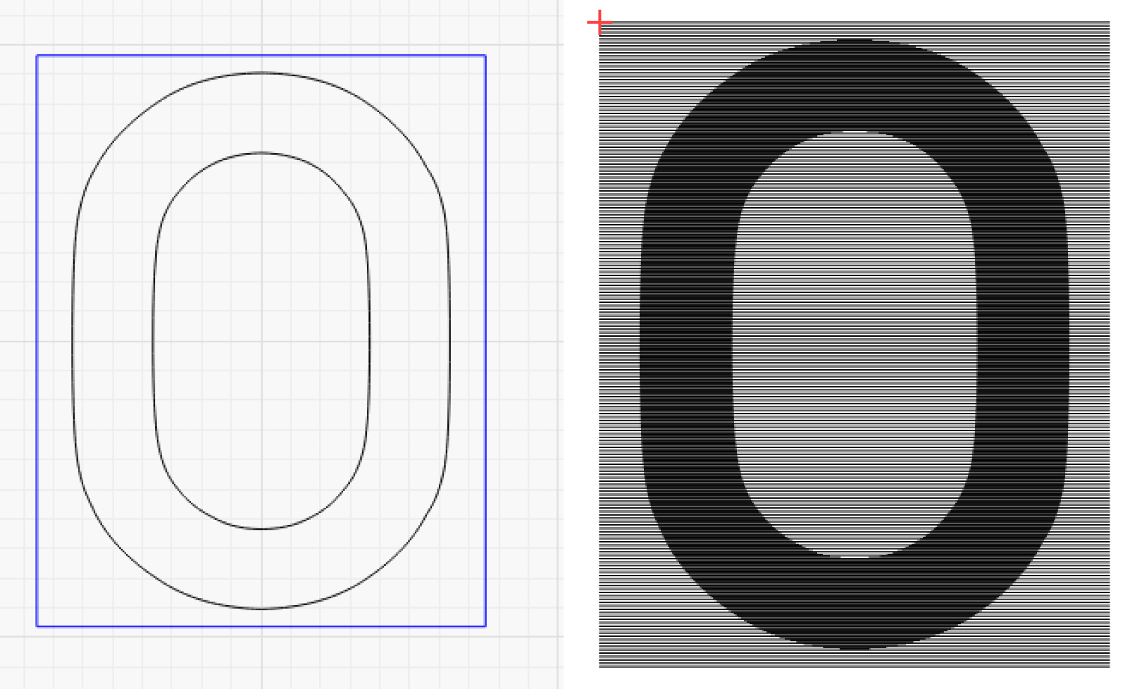 Separate fill layers, double engrave
