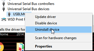 Uninstall device