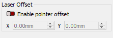 Laser Offset Disabled