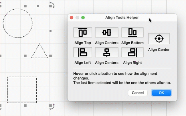 Align Tools Helper in Action