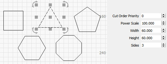 polygons of different sides