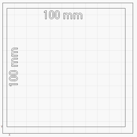 100 millimeter square box