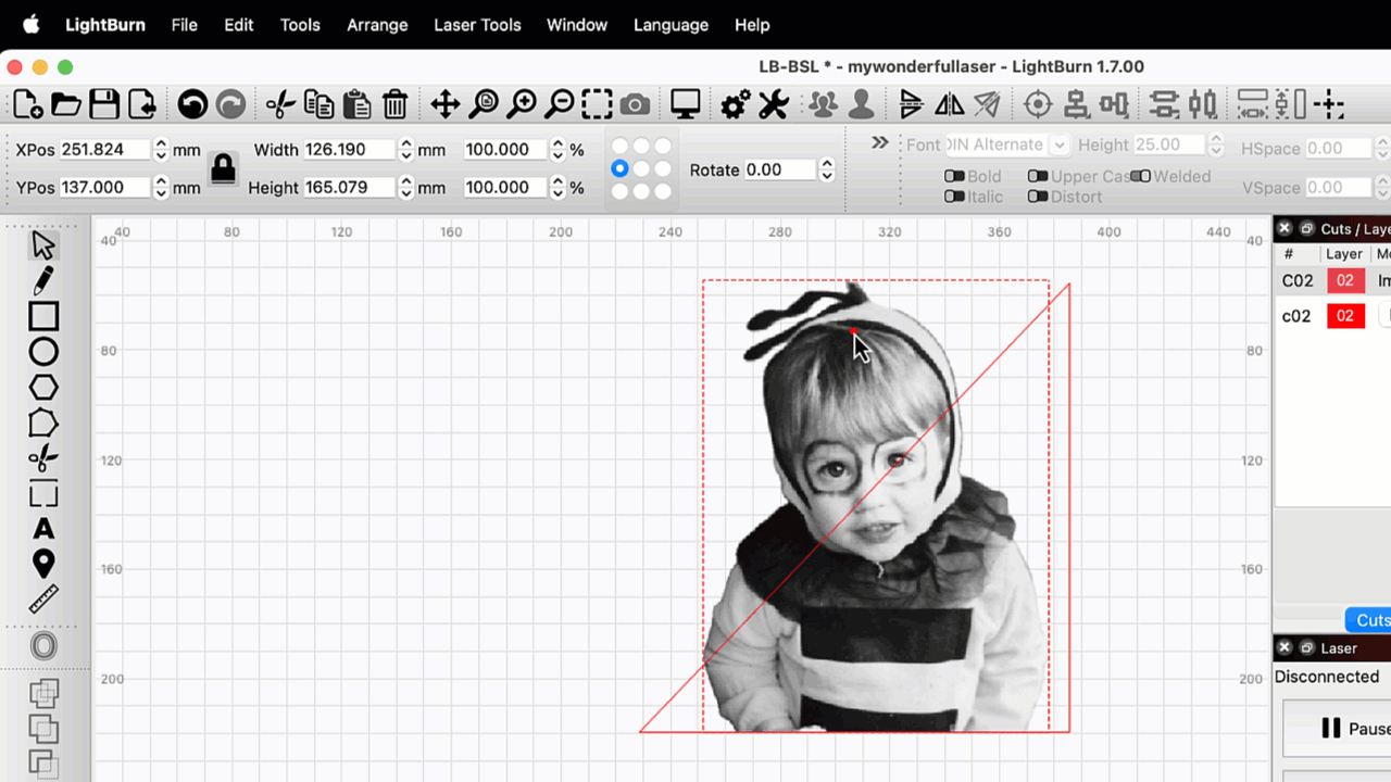 Cut Shapes Image Demo