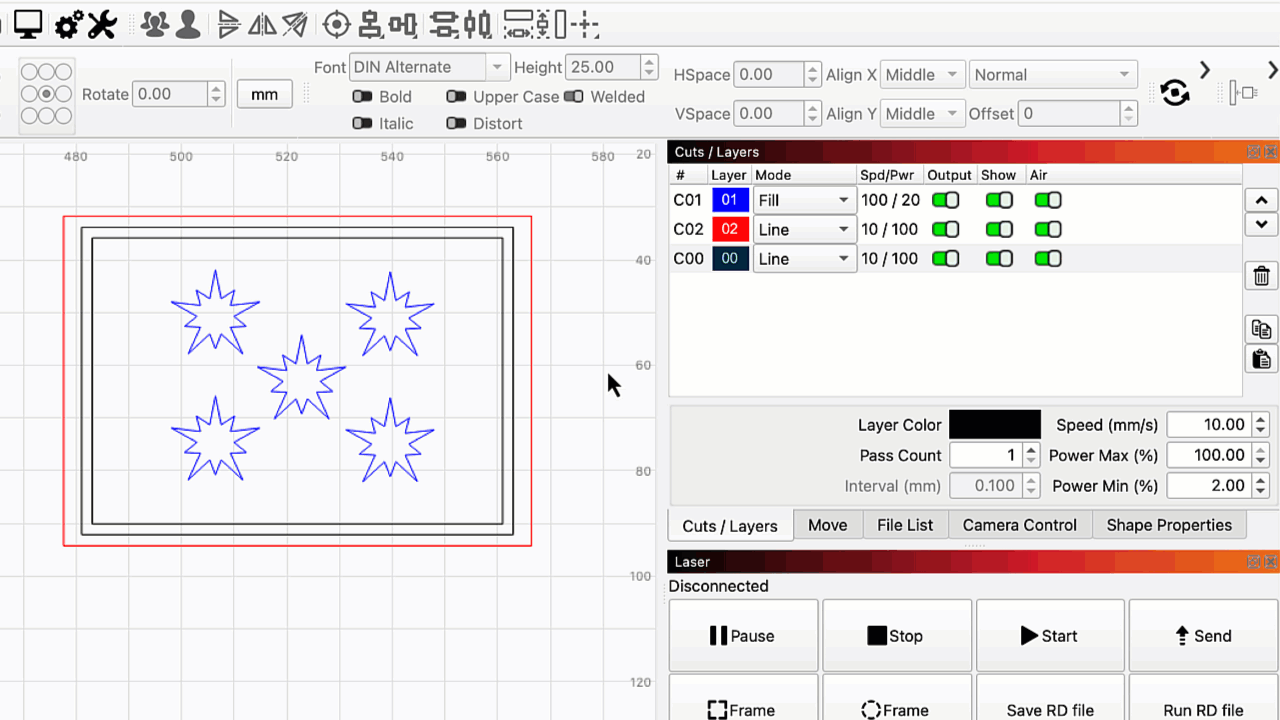 Shift right-click select demo