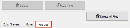 File List tabbed