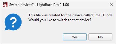 Switch profiles question
