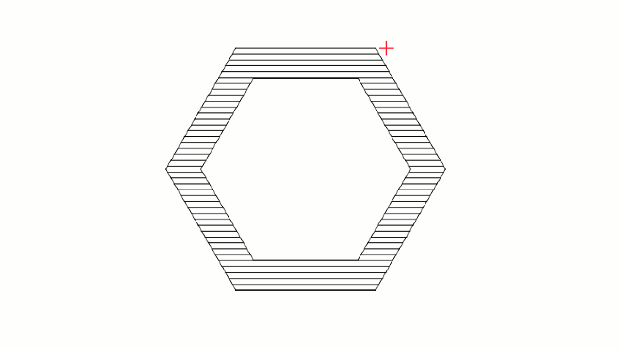 Fully overlapping shapes set to the same layer