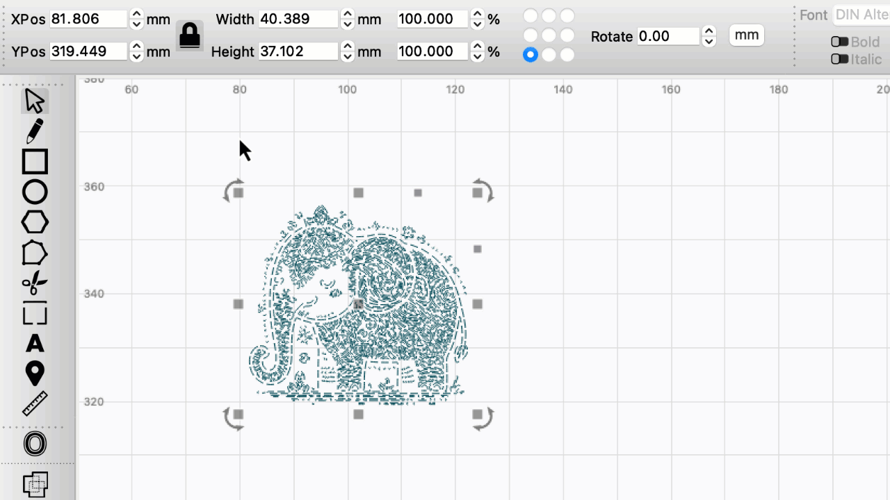 Width and Height demo
