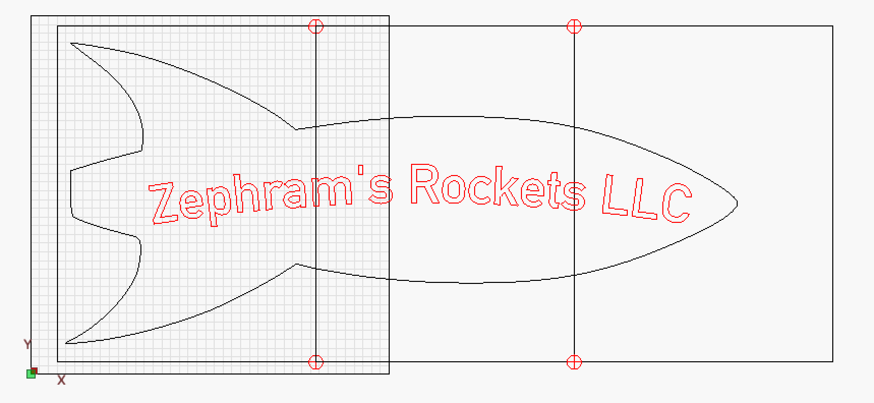 Larger than workspace Print and Cut Example