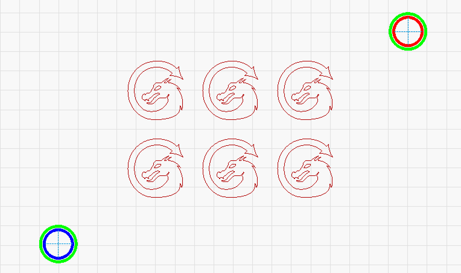 Print and Cut Enabled green circles