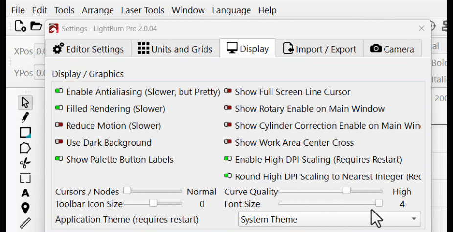 Font Size adjustment demonstration
