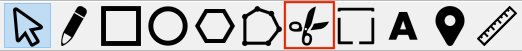 Trim Shapes in Creation Toolbar