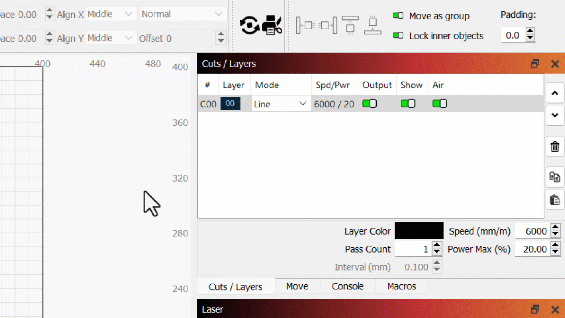 Clicking tabs demo