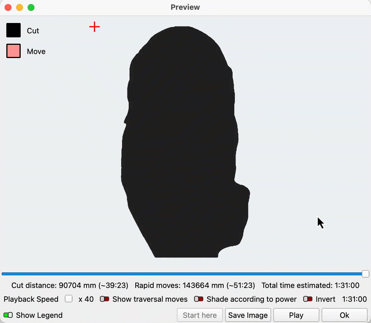 Toggling on Shade according to power